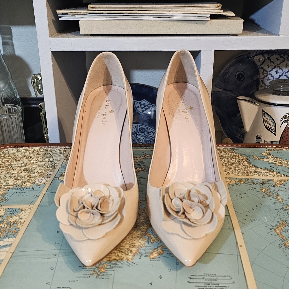 Kate Spade Cream Floral Women's Shoes